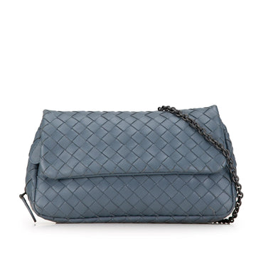 Bottega Veneta Mini Nappa Intrecciato Chain Messenger (MLB-YGK0Dm)