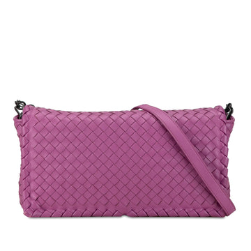 Bottega Veneta Nappa Intrecciato Dahlia Clutch Crossbody (MLB-6QbKxN)