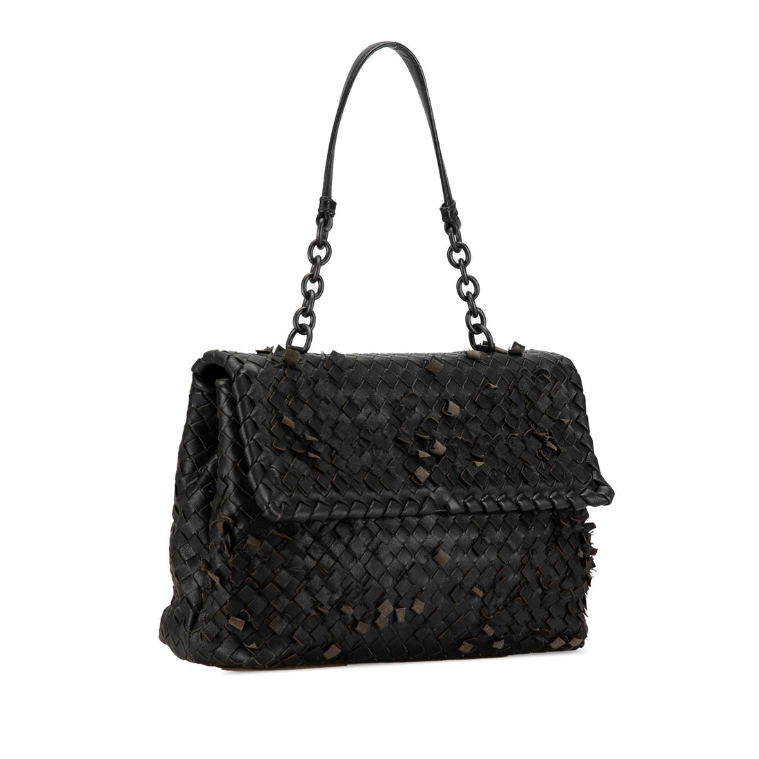 Bottega Veneta Nappa Intrecciato Tobu Olimpia Shoulder Bag (MLB-mXrd77)