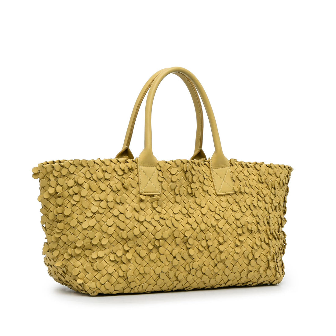 Bottega Veneta Poussin Paillettes Cabat Tote (MLB-uM0GAC)