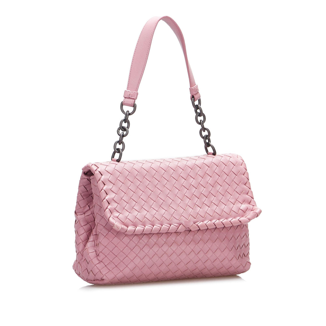 Bottega Veneta Small Intrecciato Olympia Shoulder Bag (MLB-wrULzG)