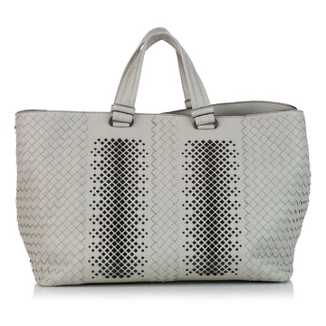 Bottega Veneta Studded Intrecciato Leather Satchel (MLB-28232)