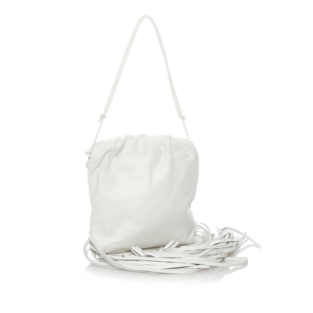 Bottega Veneta The Fringe Pouch Leather Shoulder Bag (MLB-26Hbfa)