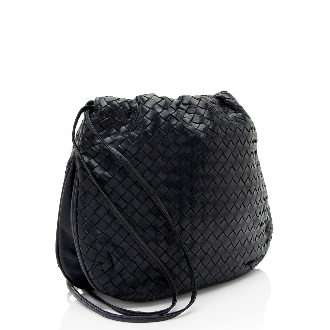 Bottega Veneta Vintage Intrecciato Nappa Drawstring Crossbody (SHF-oaFdRX)