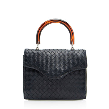 Bottega Veneta Vintage Intrecciato Nappa Top Handle (SHF-88Arm6)