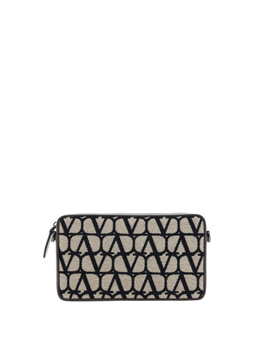 Valentino Garavani Men Toile Iconographe Shoulder Bag