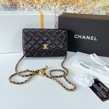 Makersluxe Wallet on Chain Bag with Strap CHL - 753