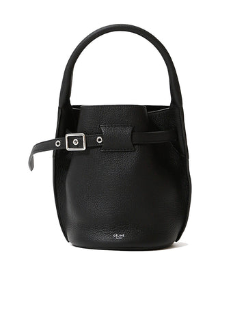 Big Bag Nano Bucket in Supple Grained Calfskin