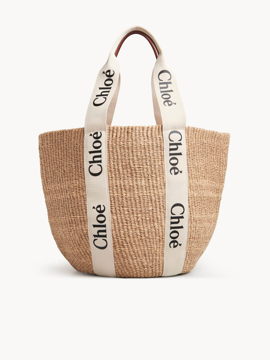 LARGE WOODY LOGO STRAP TOTE BAG