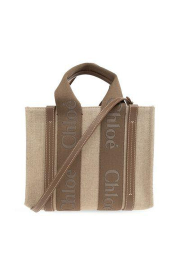 Woody Small Canvas Tote Bag