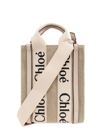 Mini Woody North South Tote Bag