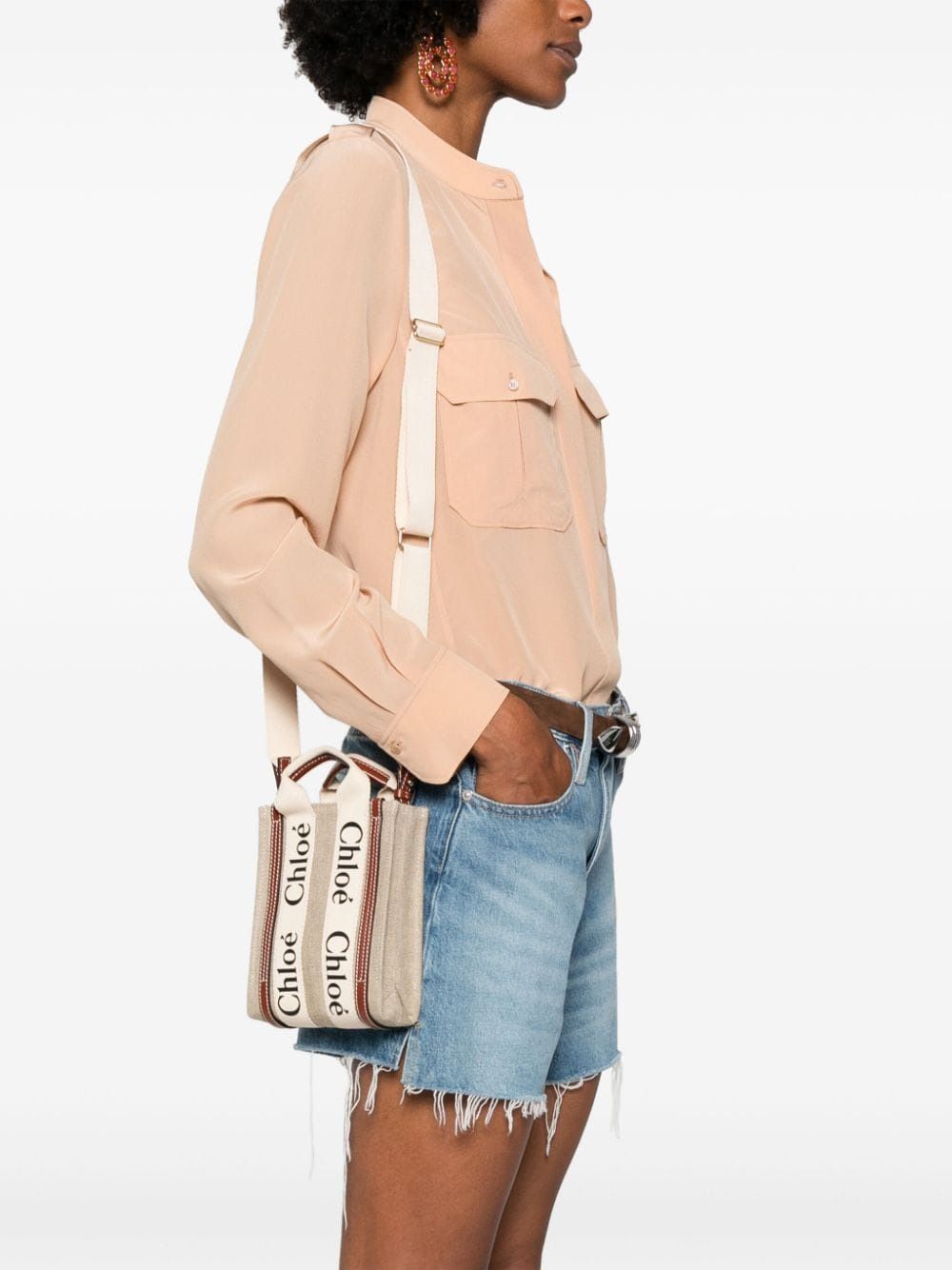 WOODY LINEN MINI BAG