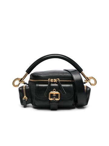 Small Camera Bag in Shiny Leather