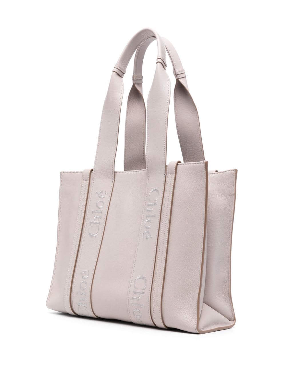 WOODY LEATHER MEDIUM TOTE