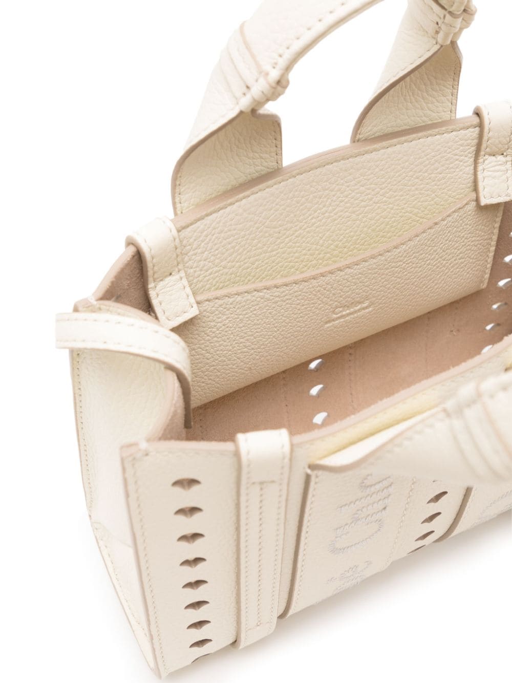 WOODY SMALL LEATHER TOTE