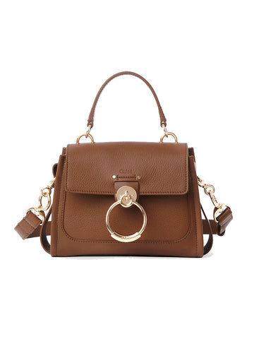 Mini Tess Day Bag in Dark Nut