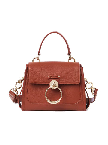 Mini Tess Day Bag in Sepia Brown
