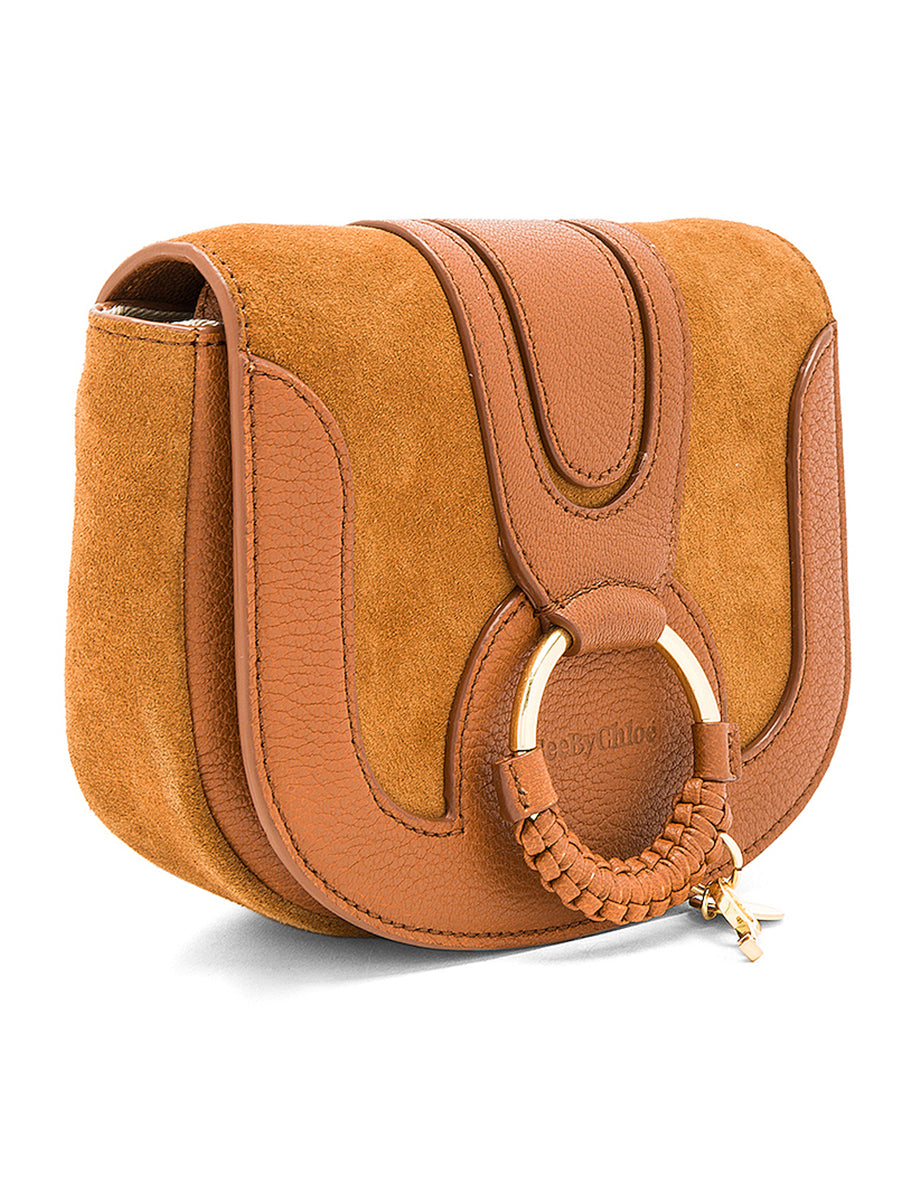 Mini Hana Shoulder Bag in Caramello