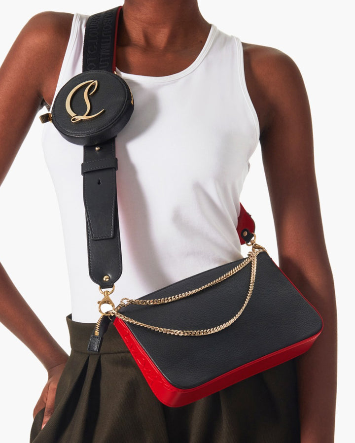 Christian Louboutin Women Loubila Hybrid Leather Shoulder Bag