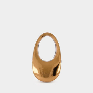 MIRRORED SWIPE MINI HOBO BAG