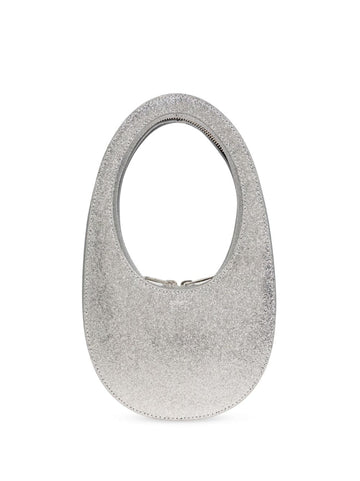 SWIPE GLITTER MINI LEATHER HANDBAG