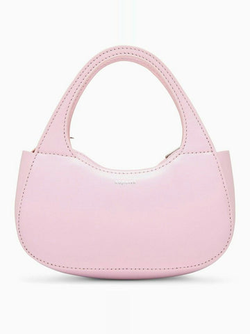 MICRO BAGUETTE SWIPE BAG PINK LEATHER