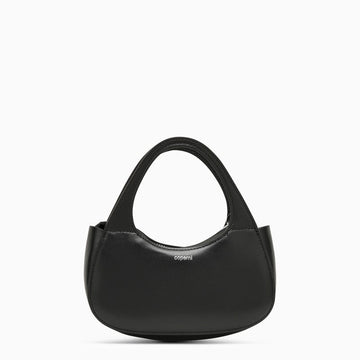Coperni Micro Baguette Swipe Bag Black Leather Women