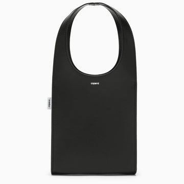 Coperni Micro Swipe Tote Bag Black Leather Women