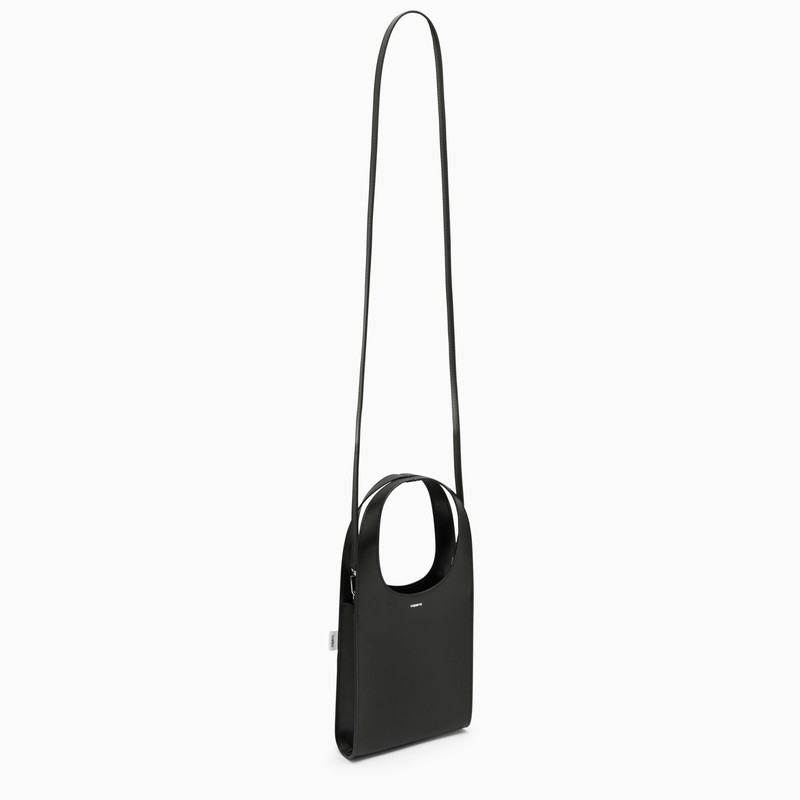Coperni Micro Swipe Tote Bag Black Leather Women