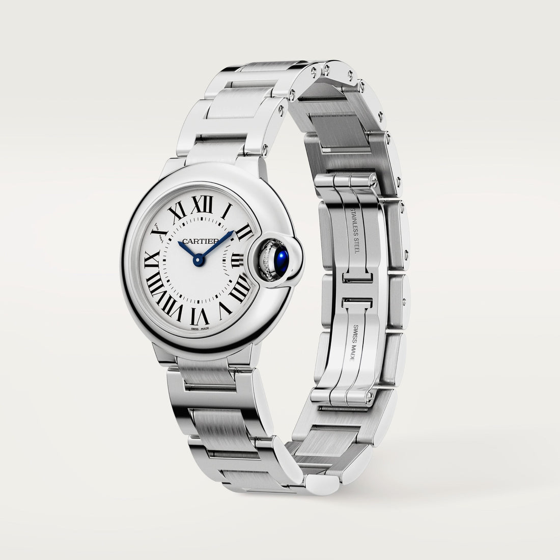 Ballon Bleu de Cartier Steel 28mm Watch WSBB0067