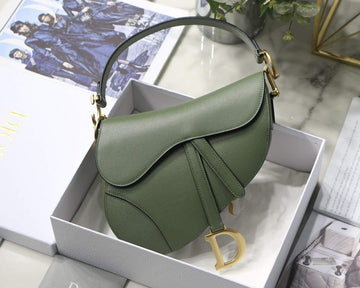 Makersluxe - Saddle Bag Makersluxe Calfskin Bag Green