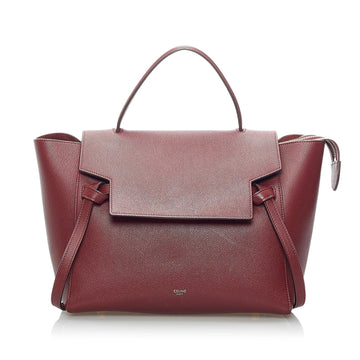 Celine Belt Leather Satchel (MLB-34094)