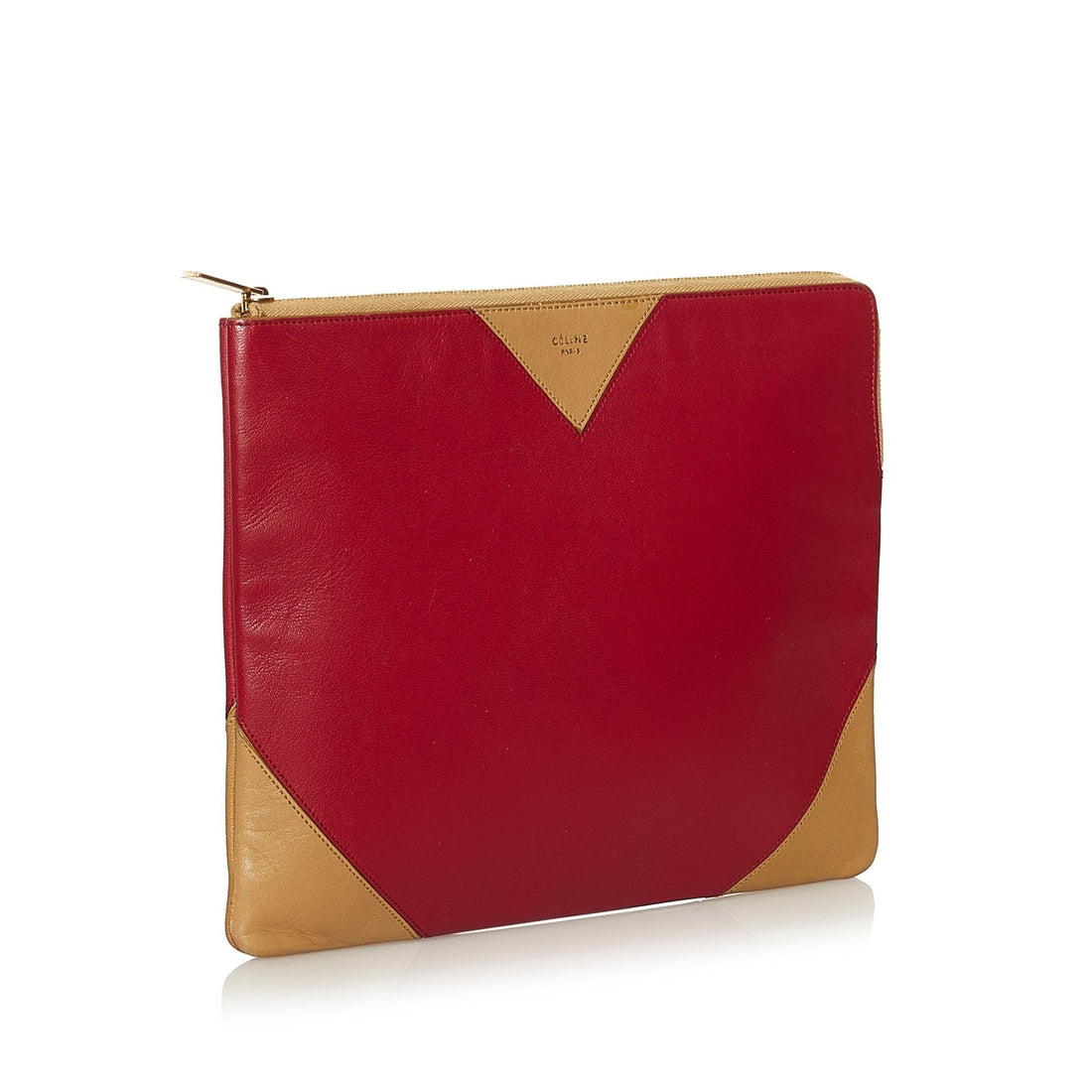 Celine Bicolor Coeur Leather Clutch Bag (MLB-34952)