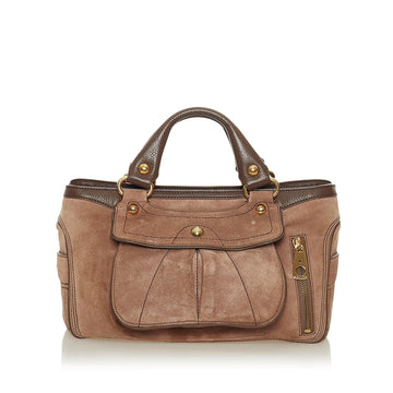 Celine Boogie Suede Leather Handbag (MLB-HzNOmg)