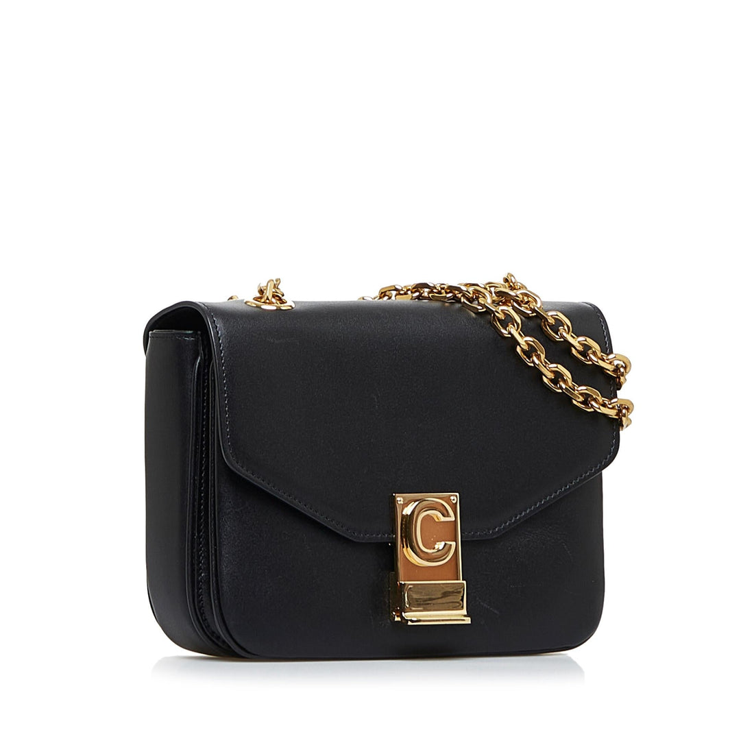 Celine C Leather Shoulder Bag (MLB-Si9Tro)