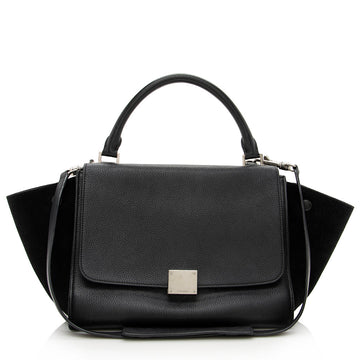 Celine Calfskin Small Trapeze Bag (SHF-16499)