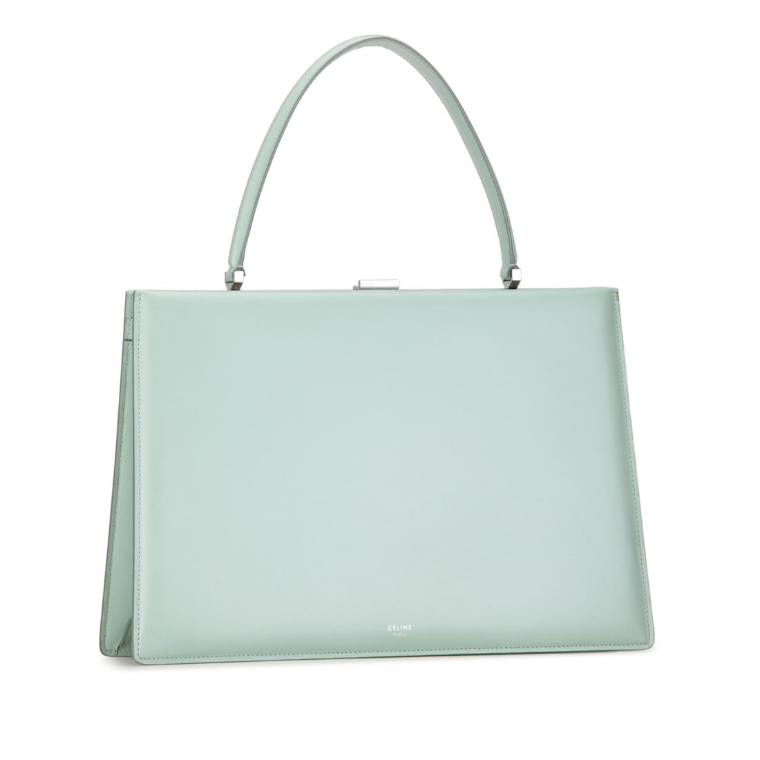 Celine Clasp Leather Tote (MLB-ZiQtQH)
