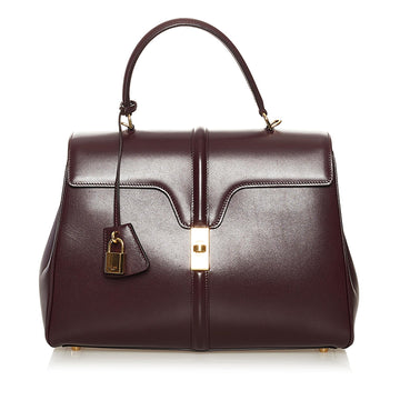 Celine Classique 16 Leather Satchel (MLB-35162)