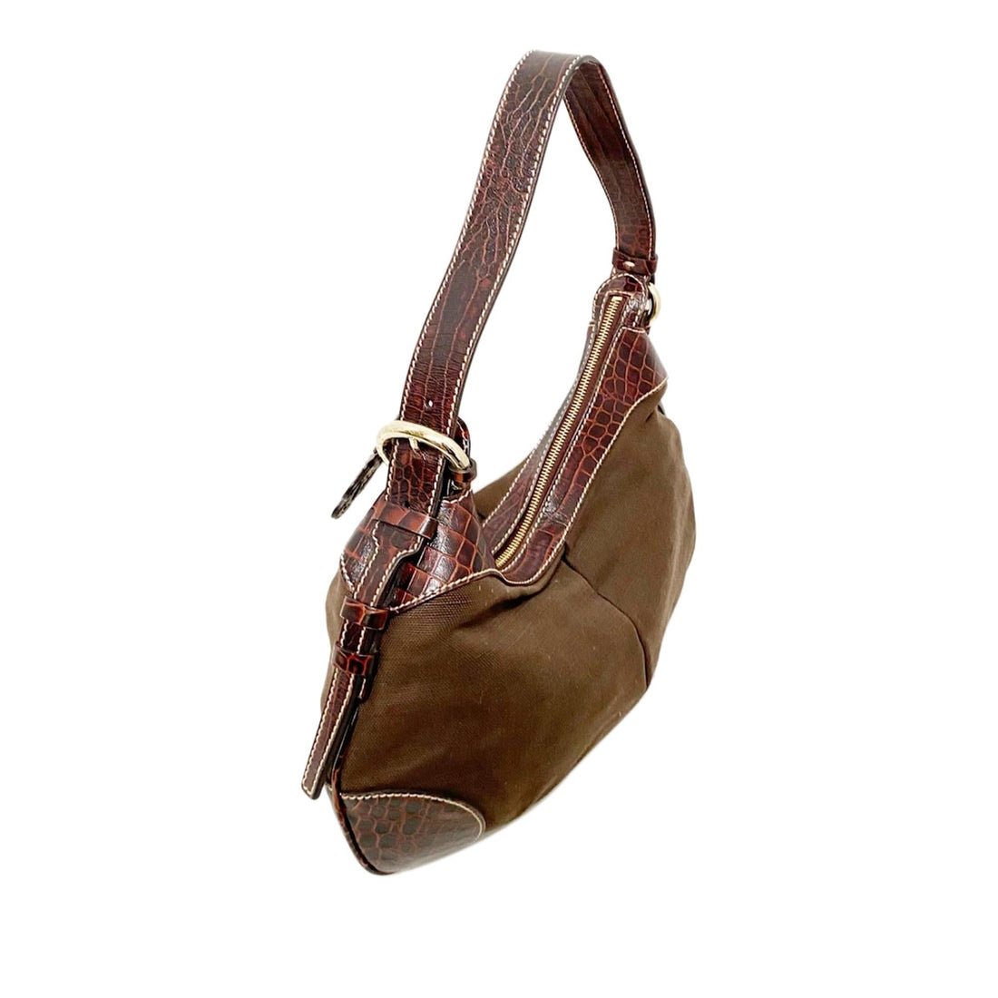 Celine Embossed Leather Shoulder Bag (MLB-35390)