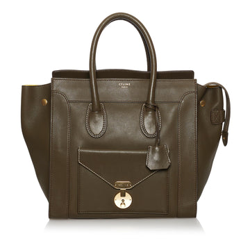 Celine Envelope Luggage Tote Leather Handbag (MLB-30073)