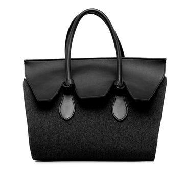 Celine Felt and Leather Tie Knot Tote (MLB-9vc81H)