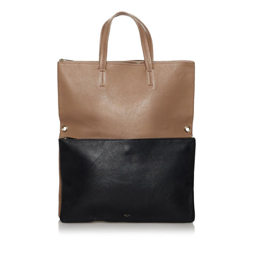 Celine Folded Cabas Leather Satchel (MLB-30205)