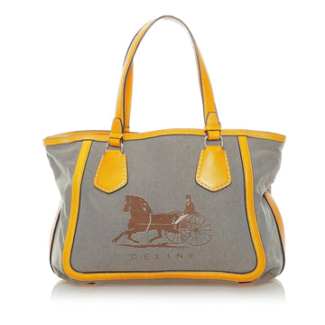 Celine Horse Carriage Canvas Tote Bag (MLB-33010)