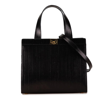 Celine Horse Carriage Embossed Leather Satchel (MLB-sJLJBn)