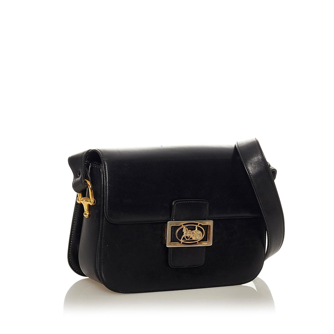 Celine Horse Carriage Leather Shoulder Bag (MLB-27560)