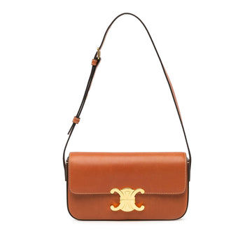 Celine Leather Triomphe Claude Shoulder Bag (MLB-YzdnHf)