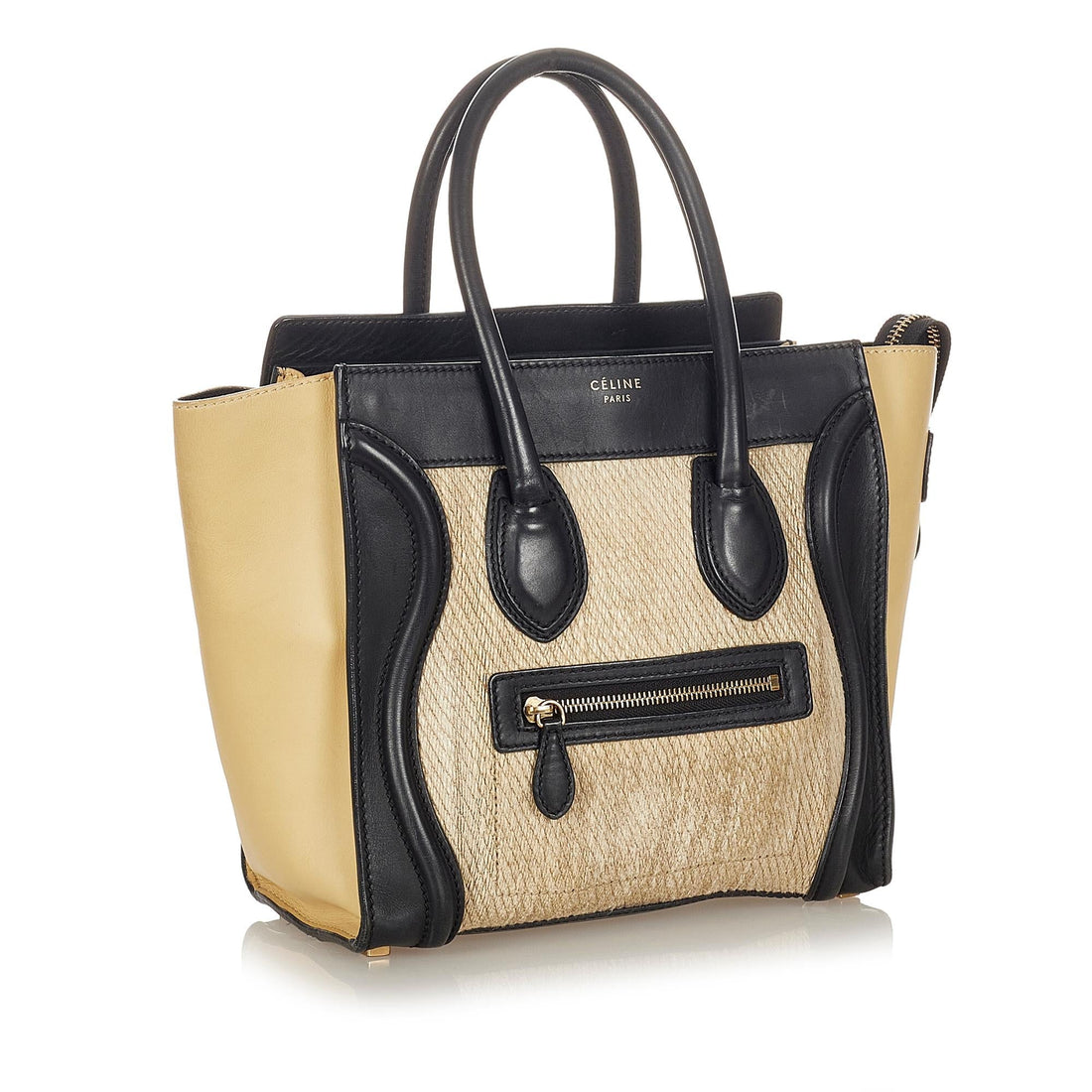 Celine Luggage Bicolor Leather Tote Bag (MLB-23504)