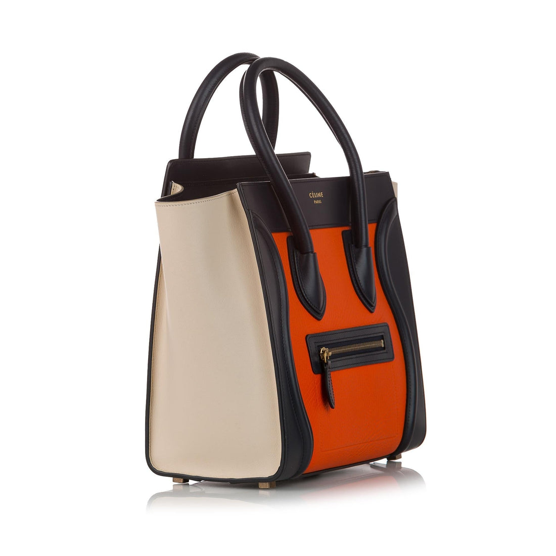 Celine Luggage Tote Tricolor Leather Handbag (MLB-31028)