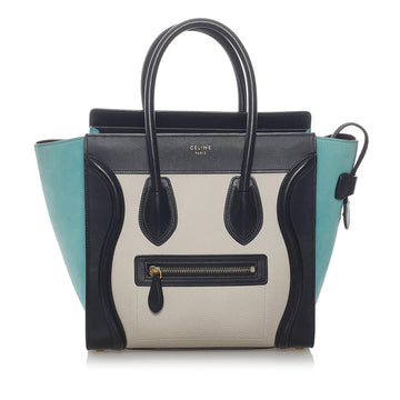 Celine Luggage Tote Tricolor Leather Handbag (MLB-31891)