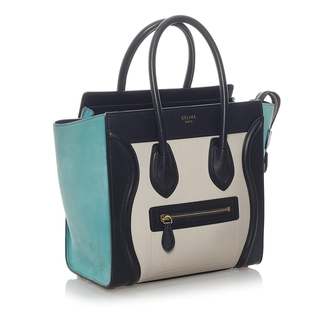 Celine Luggage Tote Tricolor Leather Handbag (MLB-31891)